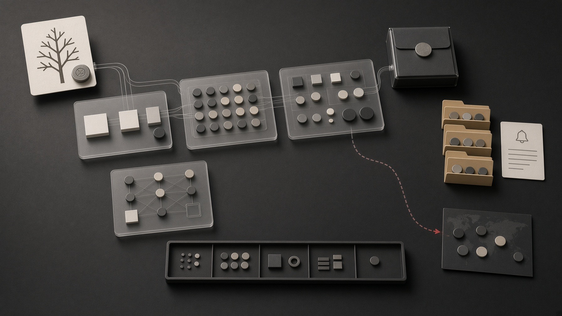 Главная редакционная иллюстрация сверки manifest, lock, build-инвентаря, артефакта, SBOM, LICENSE и NOTICE для одной точной сборки без обещания полного security или legal audit.